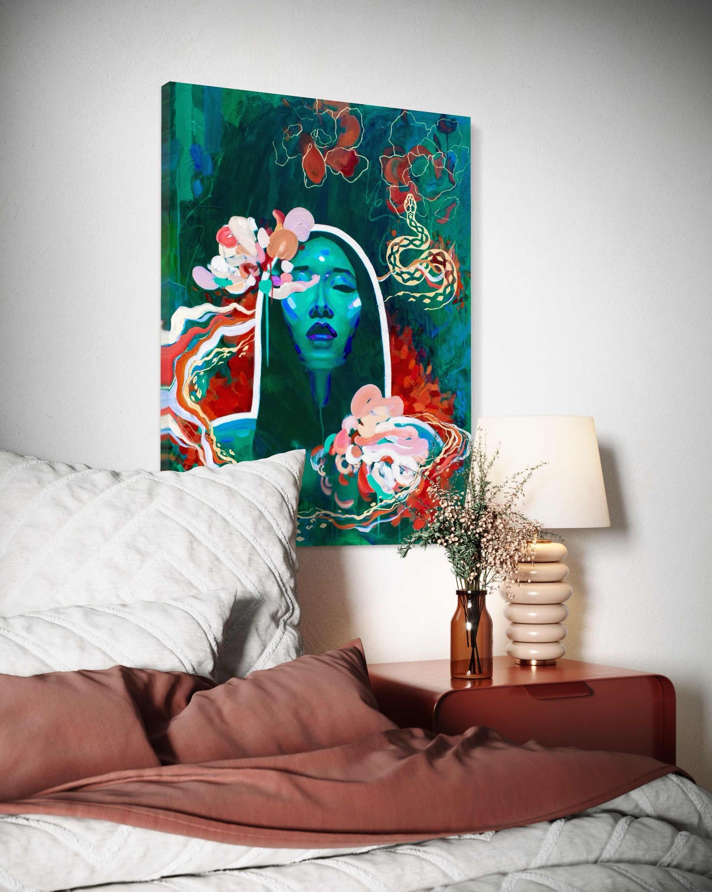Serpent's Bloom Print