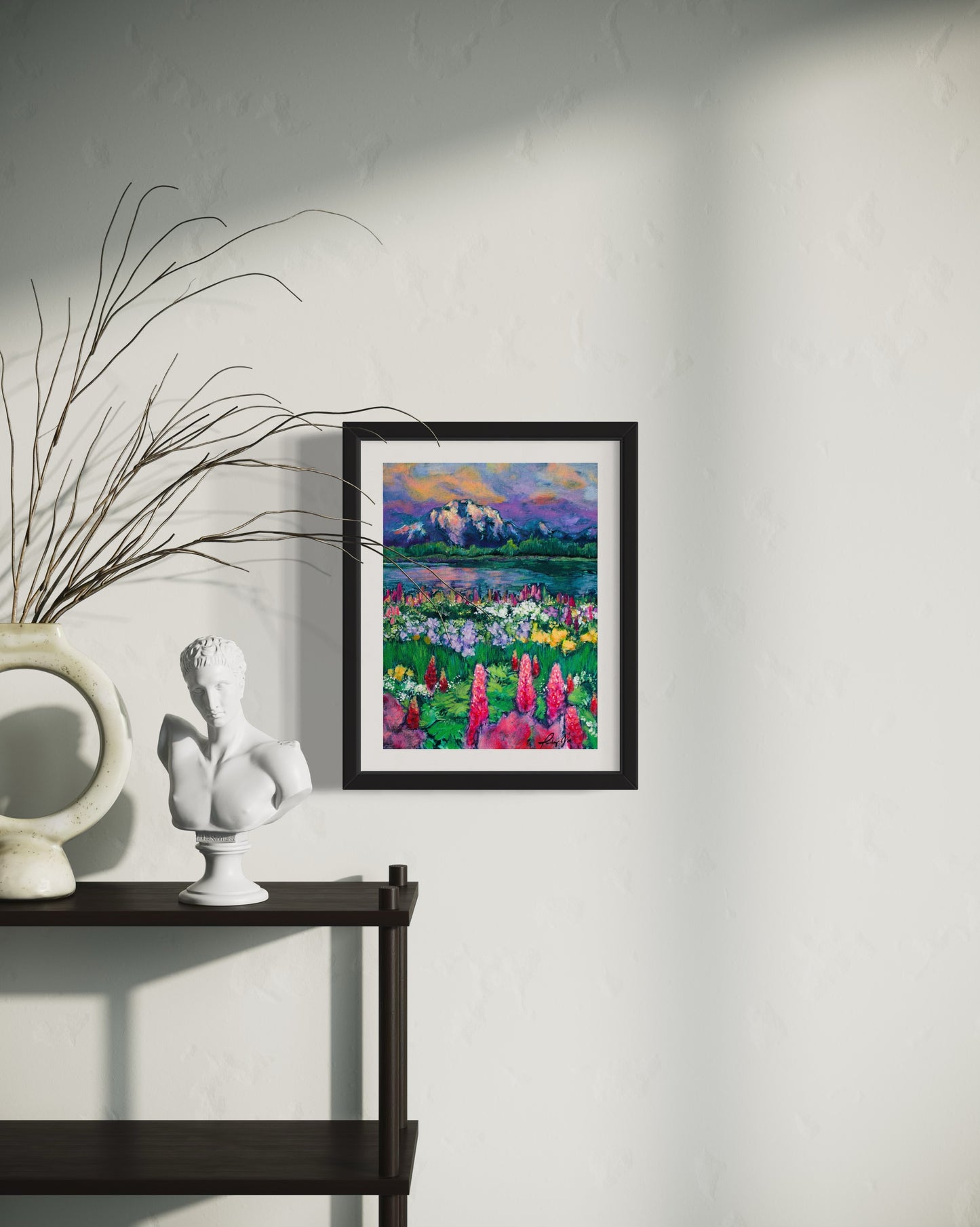 Mountains Study Print