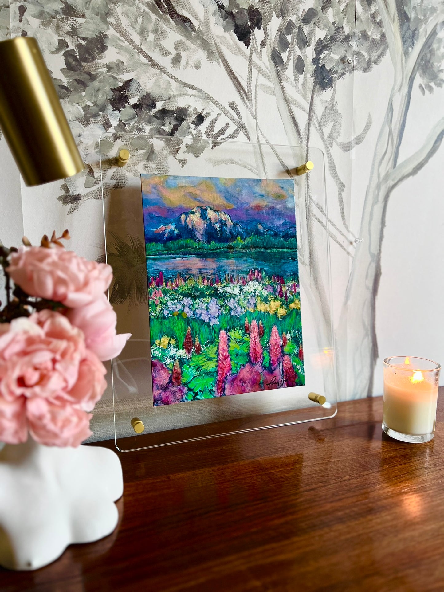Mountains Study Print